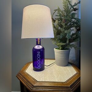 Snoop Dogg Indoggo Gin Liquor Bottle Glass Lamp